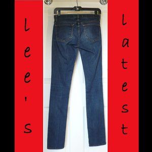 J Brand Pencil Leg Classic Denim 26 Made in USA